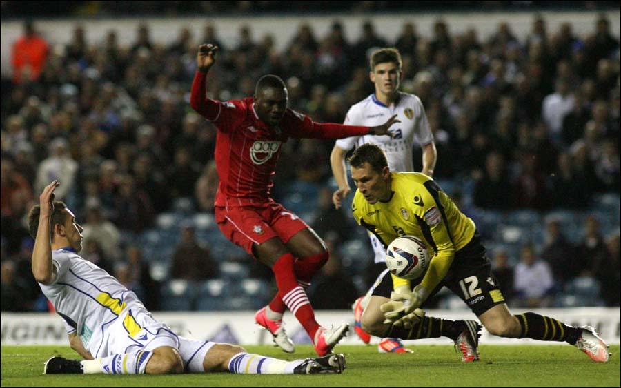 Images from Leeds United v Saints in the Capital One Cup.