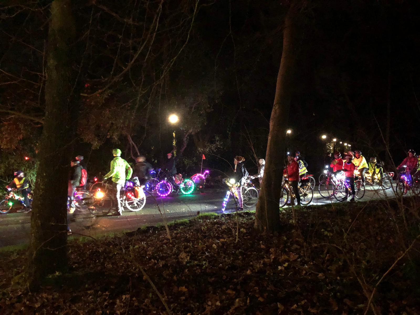 glow ride bike light