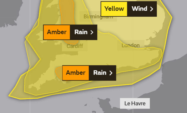 Weather Warning As Storm Dennis Sweeps Southampton Daily Echo