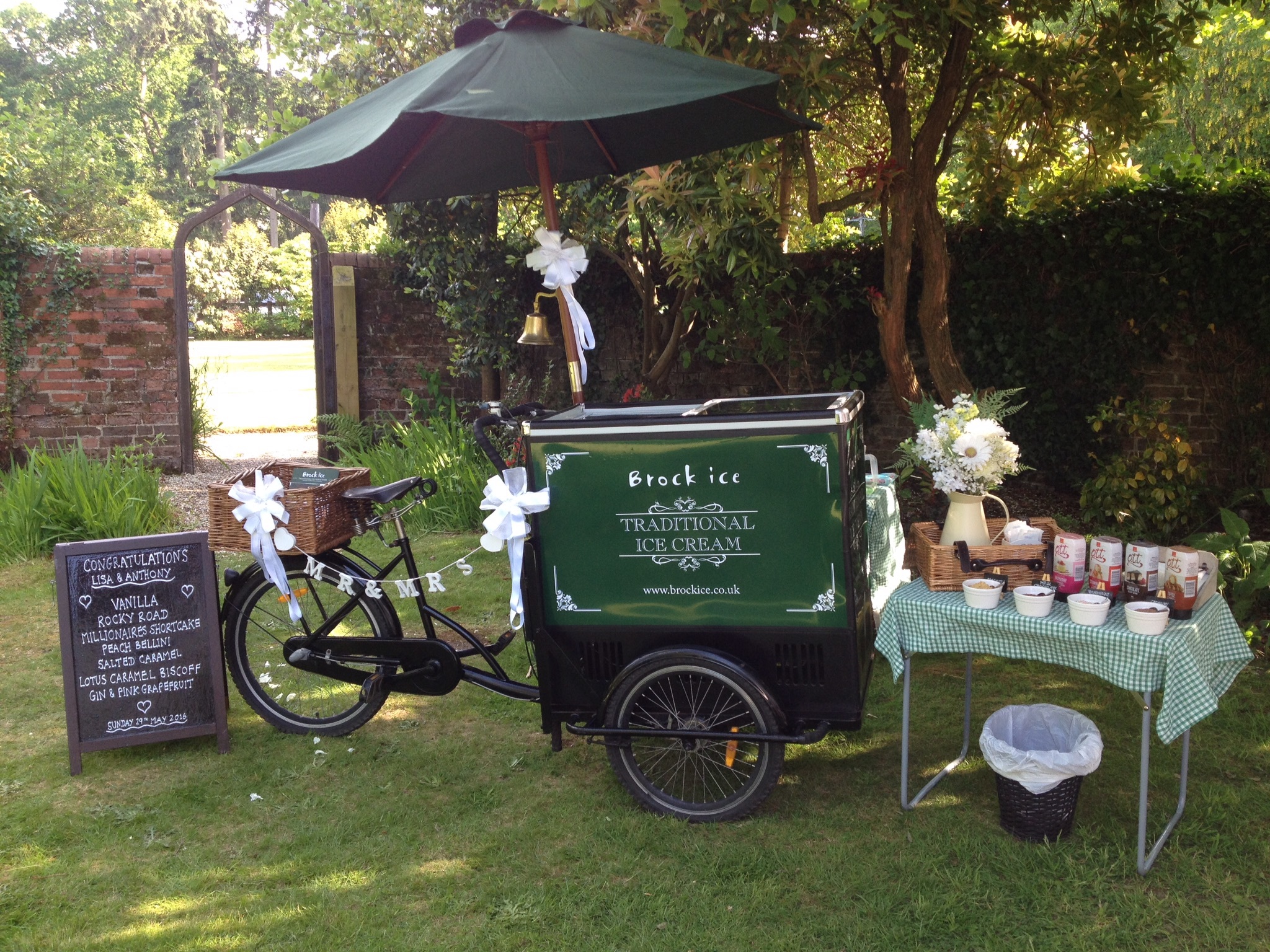 traditional ice cream bike