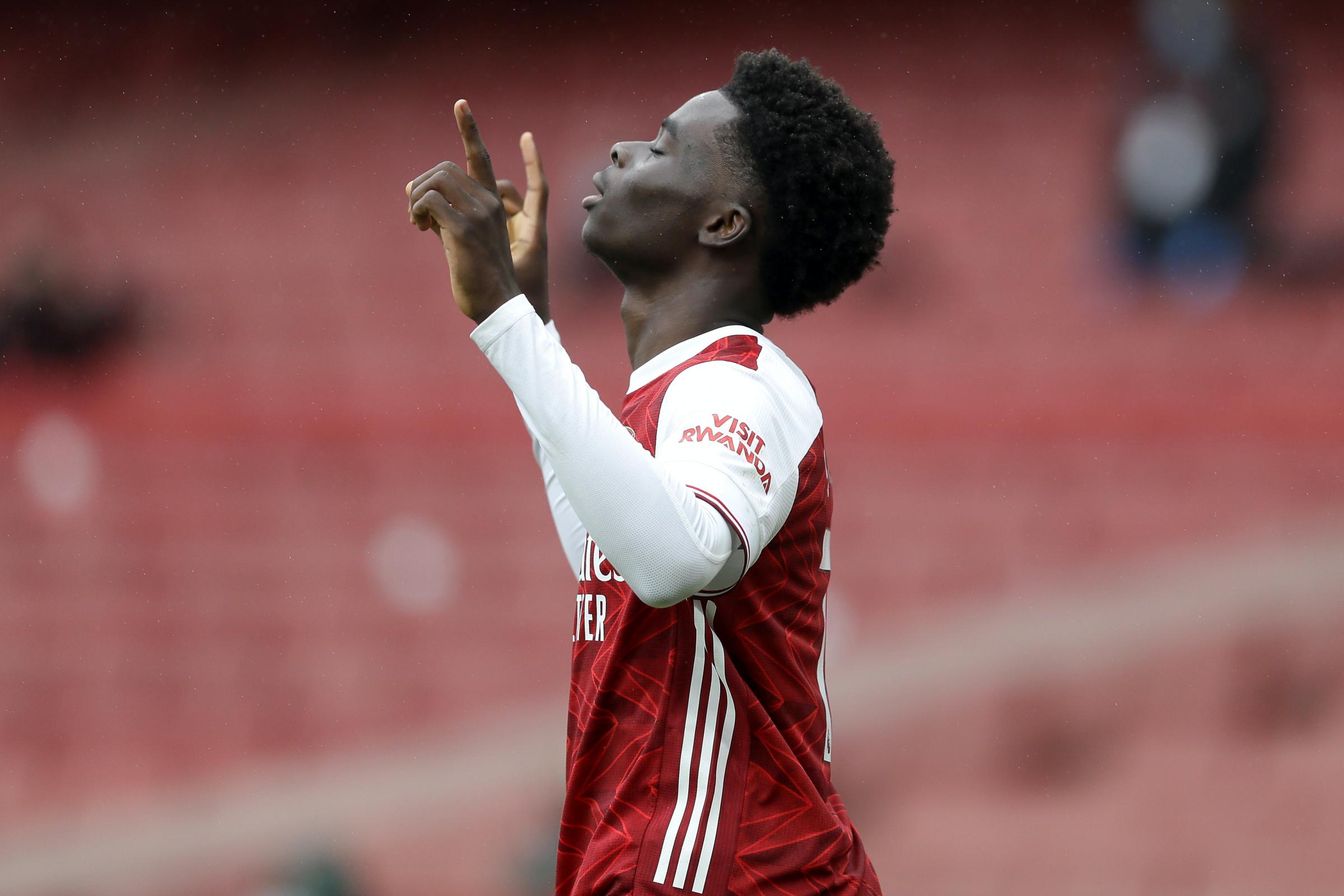 Bukayo Saka Lost For Words After Marking First England Call Up With Arsenal Goal Daily Echo