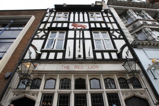 The Red Lion Inn.