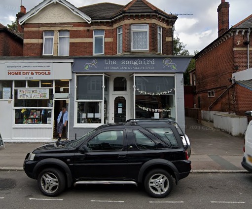 The Songbird Cafe in Southampton. Photo: Google Street View 