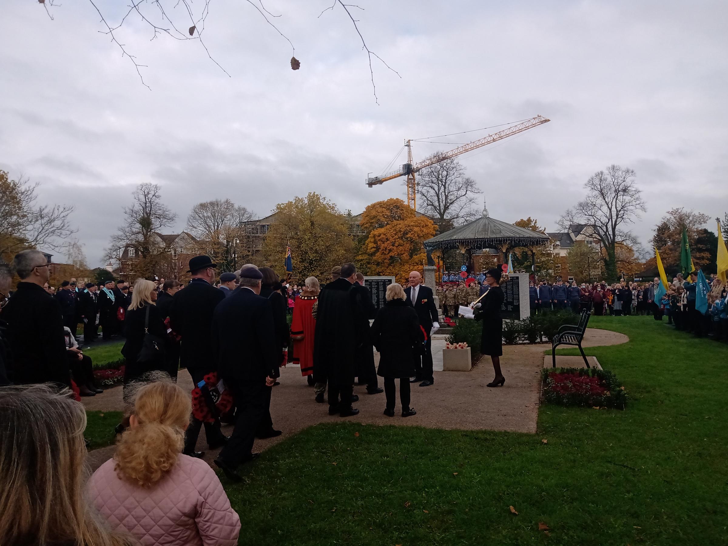 Remembrance Sunday in Eastleigh 2021