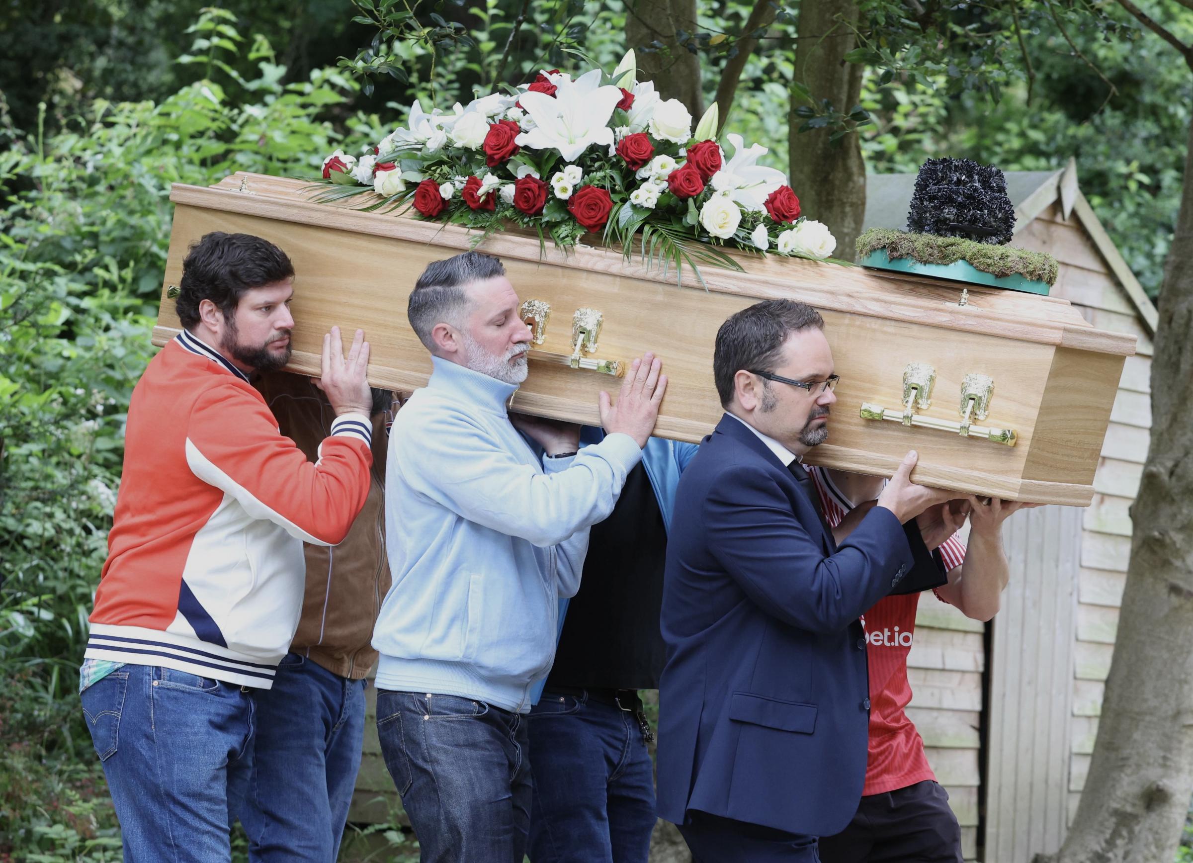 Funeral of young referee Elijah Khaira who died aged 20