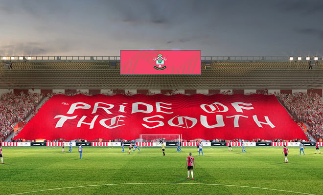 Southampton invited to vote on design of Northam crowd banner
