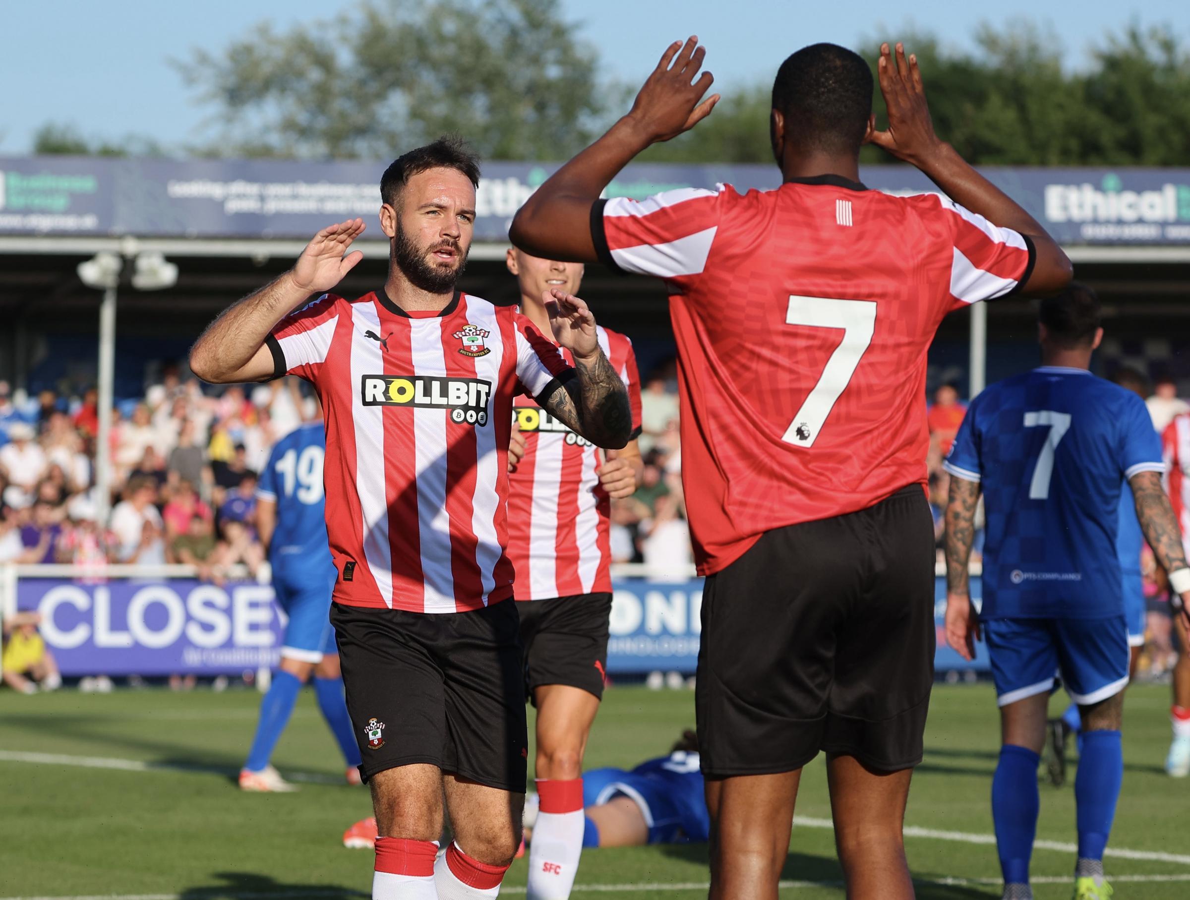 Southampton friendly at Eastleigh sees goals and debuts galore