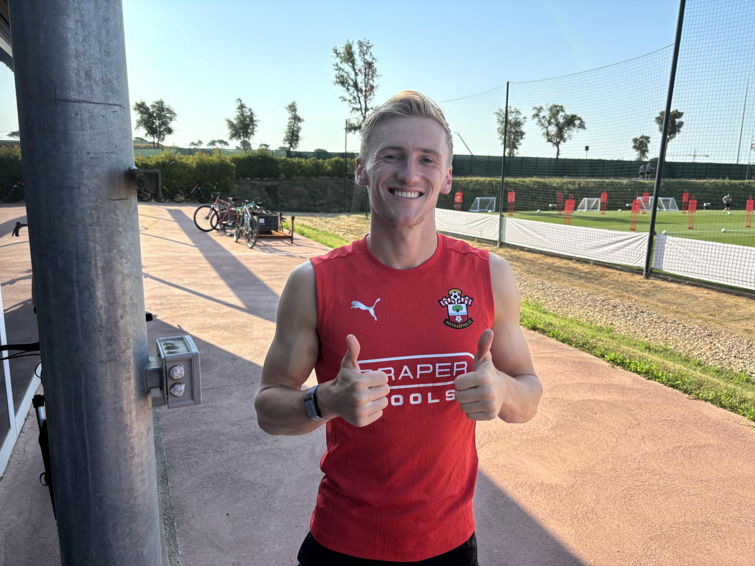 We spent a day at training with Southampton's Flynn Downes
