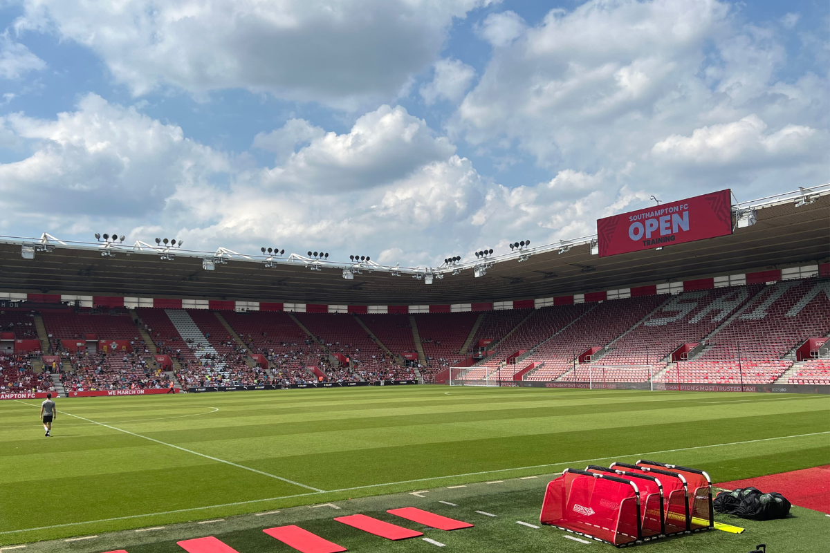 Inside Southampton's open training session at St Mary's