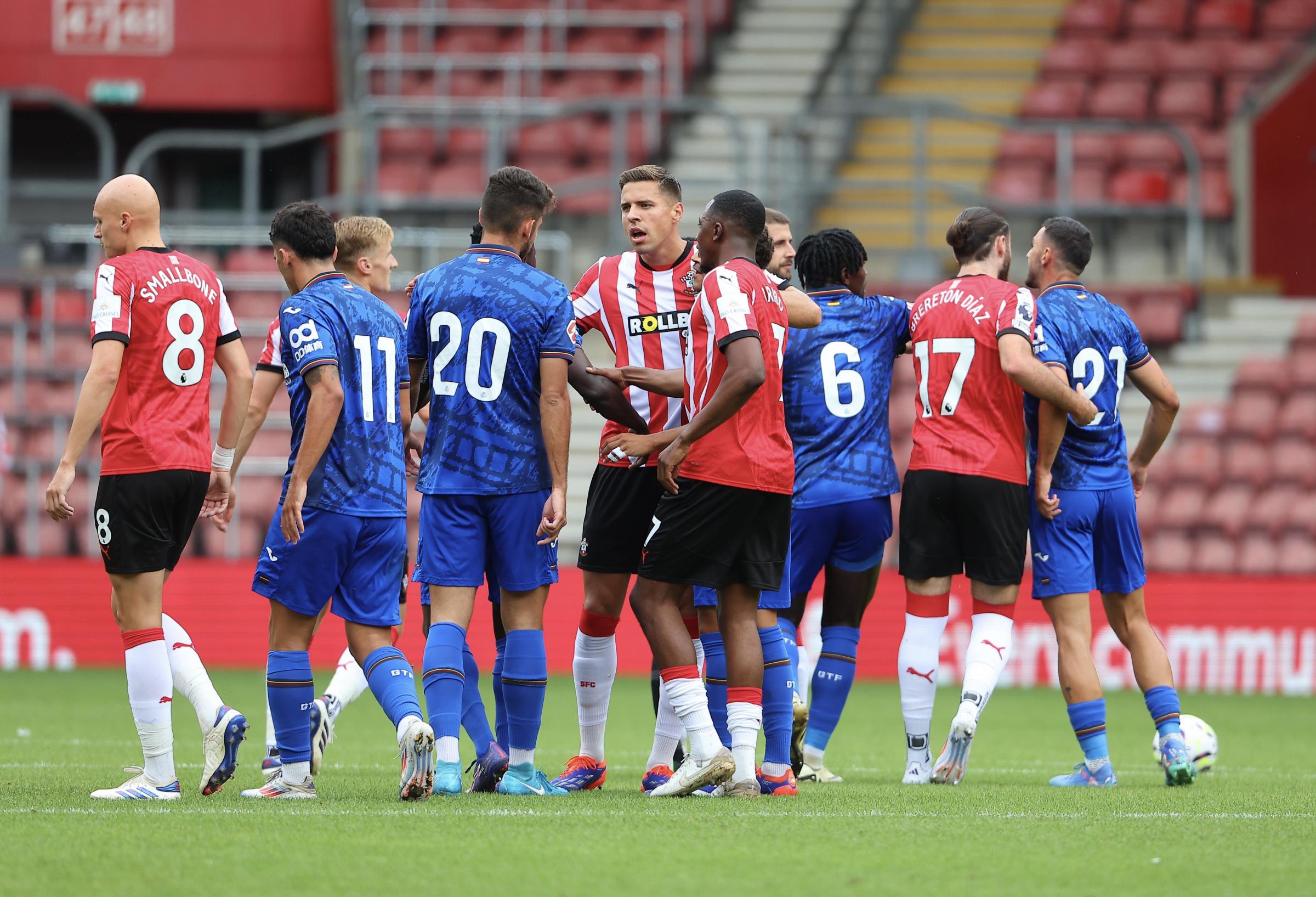 Saints held to 0-0 draw with Getafe in final match of pre-season