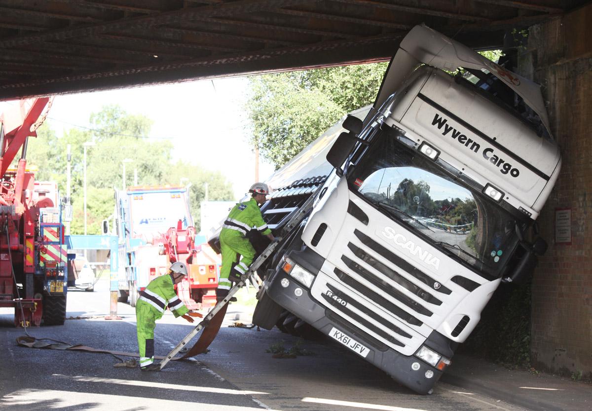 Romsey bridge crash