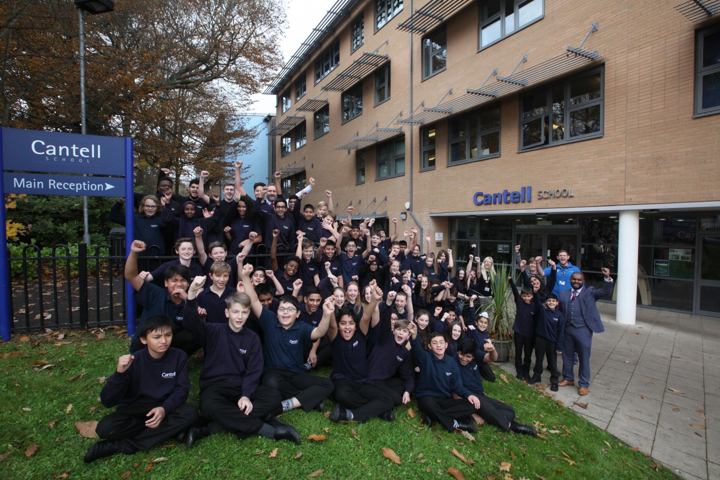 Cantell School Celebrates Ofsted Rating Daily Echo